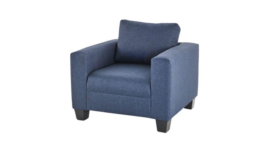 Chesterfield Fabric 1 Seater Sofa