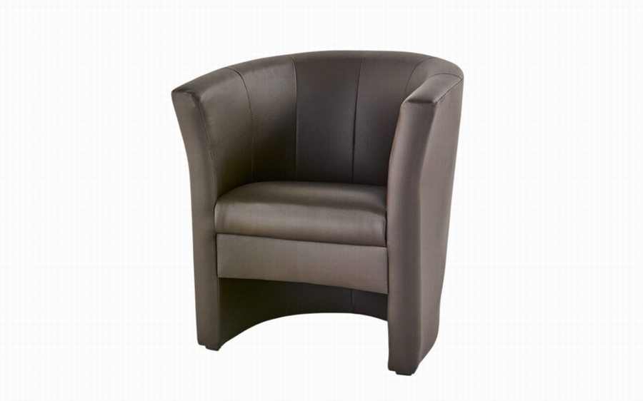 Casper Faux Leather Tub Chair