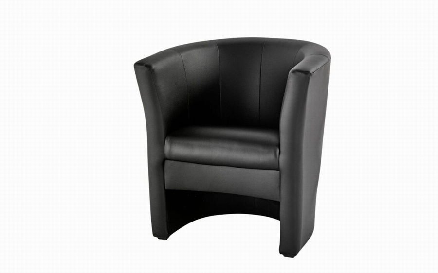 Casper Faux Leather Tub Chair
