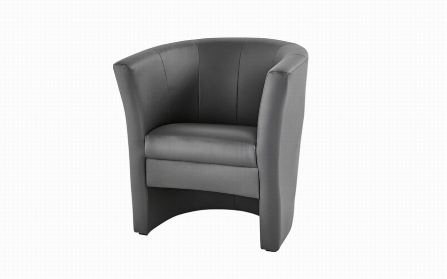 Casper Faux Leather Tub Chair
