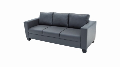 Chesterfield 3 Seater PVC Sofa