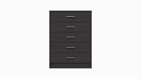 Marlow - Anthracite Oak 5 Drawer Chest