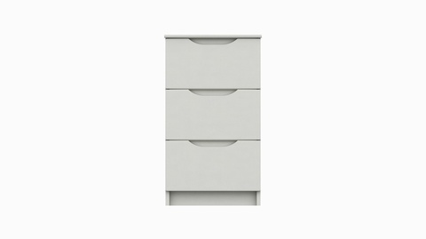 Alpine 3 Drawer Bedside
