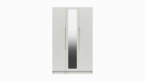 Alpine Tall 3 Door Wardrobe