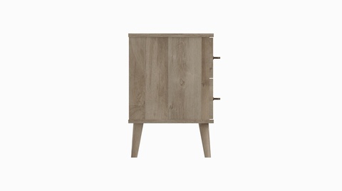 Oakleigh Natural 2 Drawer Bedside