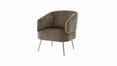 Executive 1 Seater Velvet Sofa