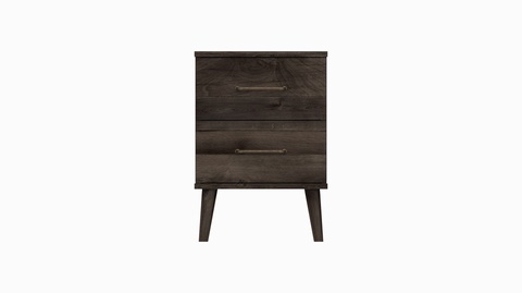 Oakleigh Dark 2 Drawer Bedside