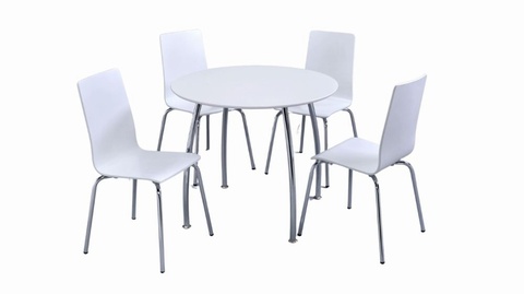 Dove Table & 4 Chairs