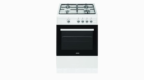 Freestanding Gas Cooker 60cm Wide - White