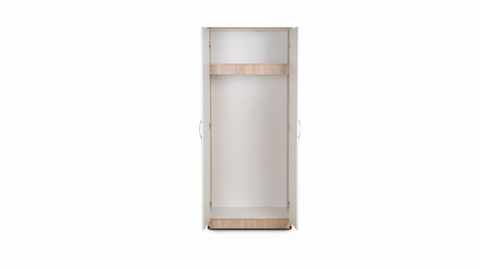 Budget 2-door White Wardrobe
