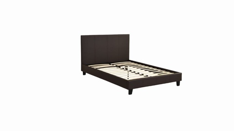 Chester PVC Bed frame in Brown