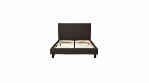 Chester PVC Bed frame in Brown