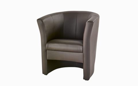 Casper Faux Leather Tub Chair
