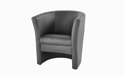 Casper Faux Leather Tub Chair